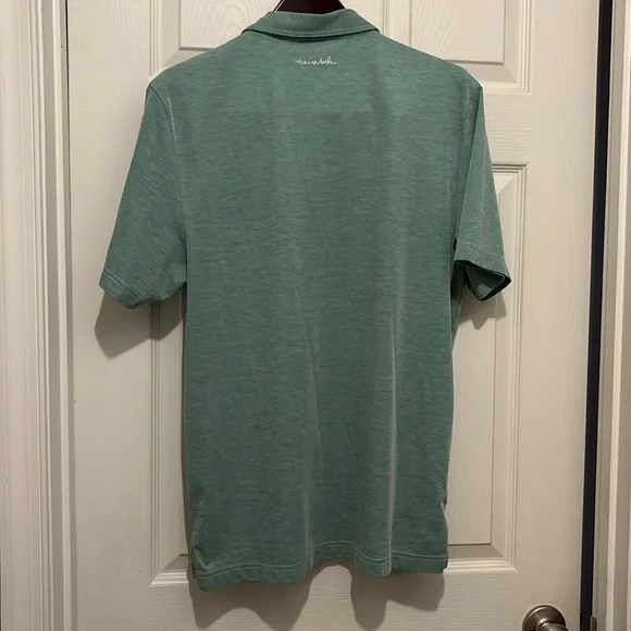 Travis Mathew Men's Green Polo Shirt - Picture 3 of 7